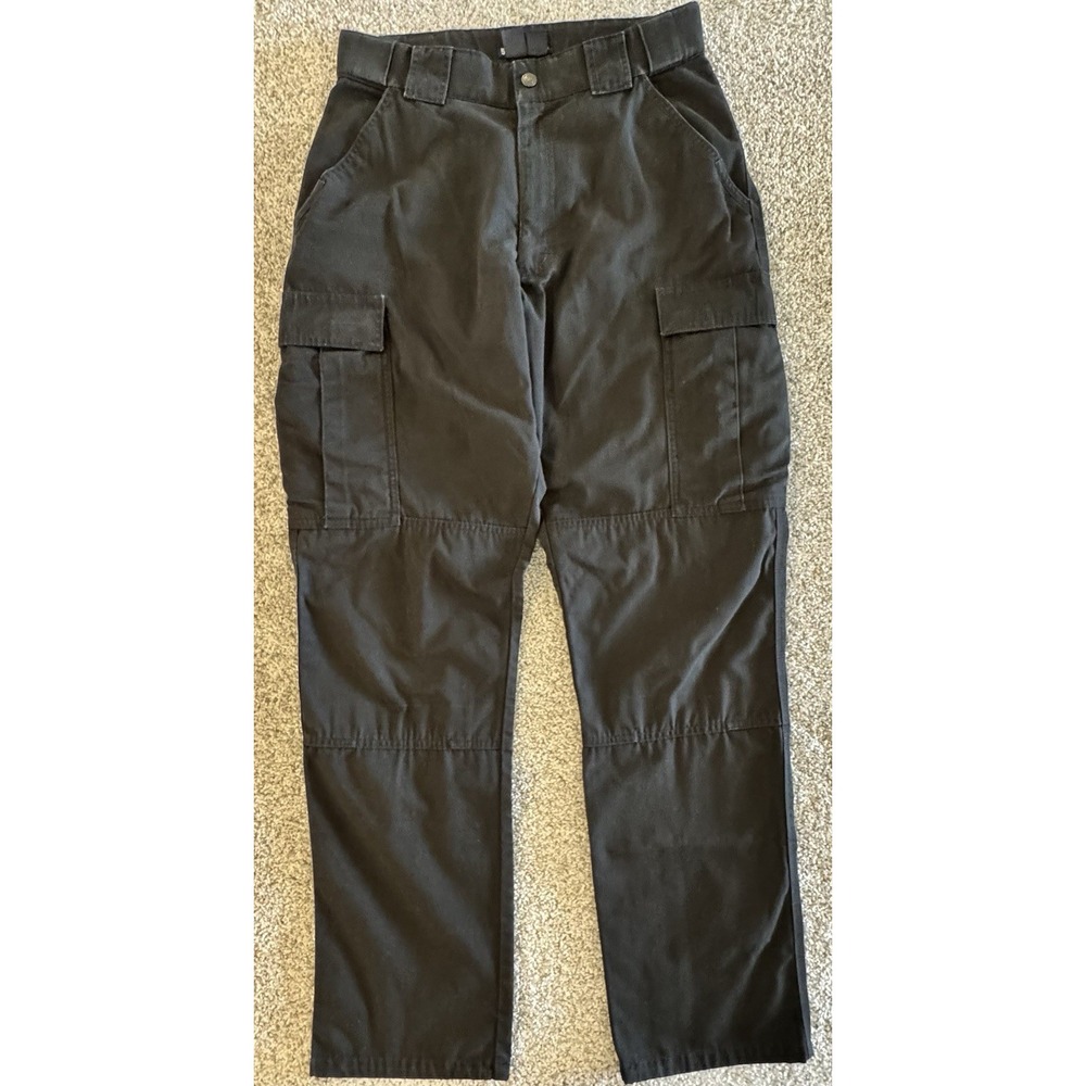 5.11 Tactical TDU Rip-Stop Cargo Pants Mens Medium Waist 74003 Black 511